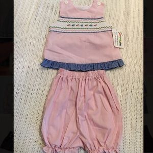 Wish upon a Star 2 piece smocked shorts - NWT